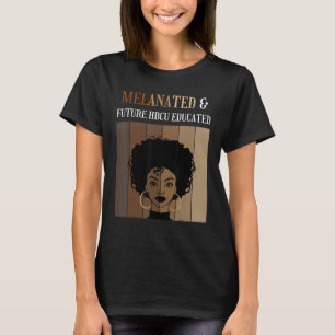 Camiseta Goma Laca Histórica Educada Da HBCU Futura E Melan