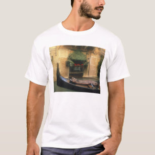Camiseta Gôndola e Restaurante, Veneza, Veneto, Itália