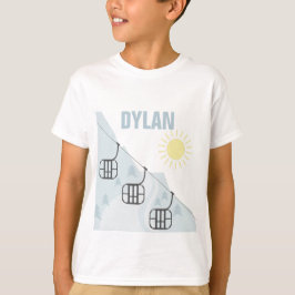 Camiseta Gôndola Personnalised do esqui