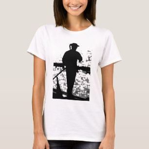 CAMISETA GONDOLIER DE VENEZA EM PRETO E BRANCO