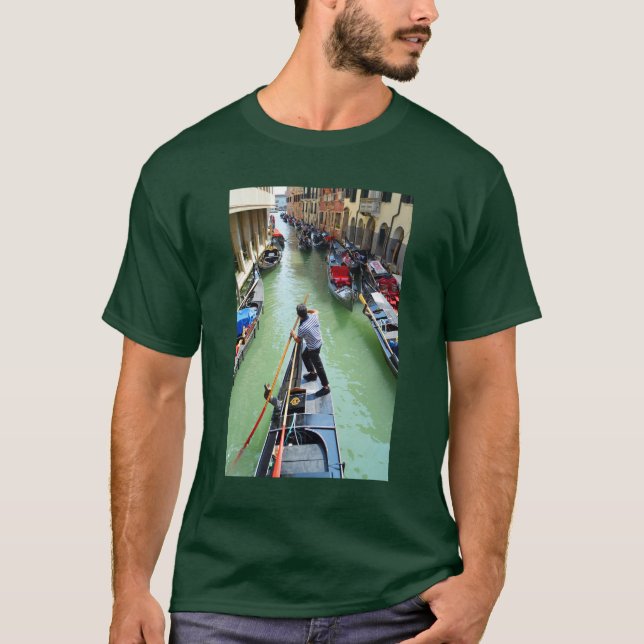 Camiseta Gondolier na moda de Veneza (Frente)