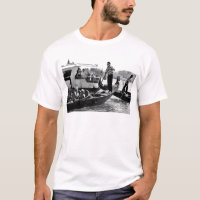 GONDOLIERS DE VENEZA EM PRETO E BRANCO