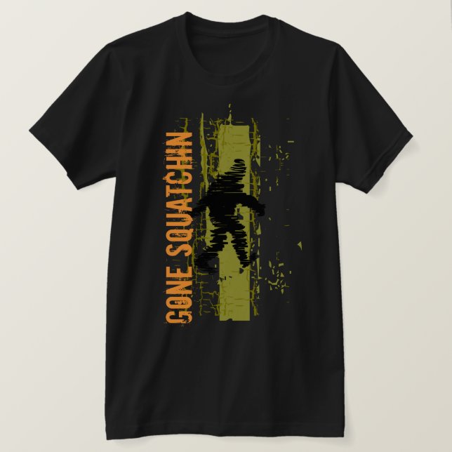 Camiseta Gone Squatchin (Frente do Design)