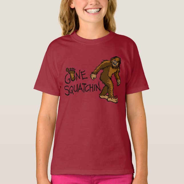 Camiseta Gone Squatchin (Frente)