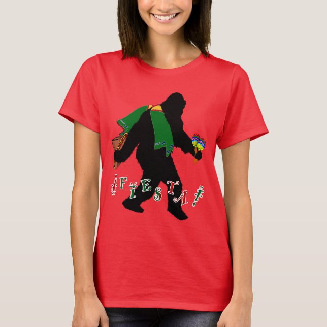 Camiseta Gone Squatchin - Fiesta Squatchin (Frente)