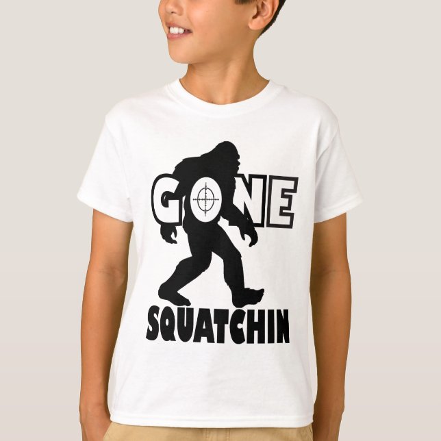 Camiseta Gone Squatchin no Alvo (Frente)