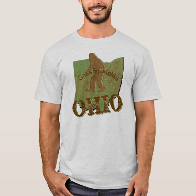 Camiseta Gone Squatchin Ohio (Frente)