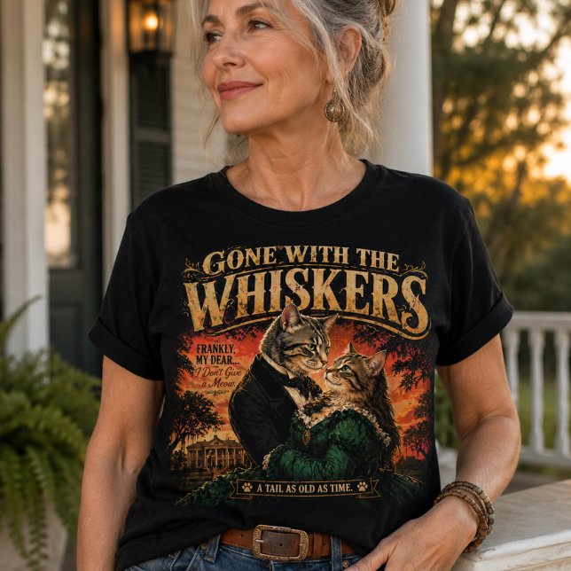 Camiseta Gone With The Whiskers (Criador carregado)