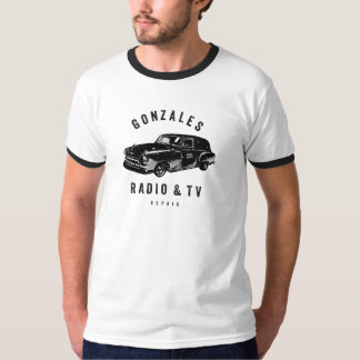 Camiseta Gonzales Radio & TV Repair Men's Ringer T-Shirt