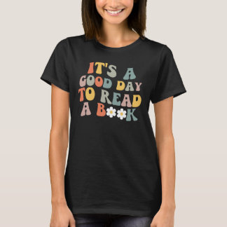 Camiseta Good Day To Read A Book Retro Shirt