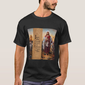 Camiseta Good Shepherd Art Painting John 10 Plockhorst Jesu