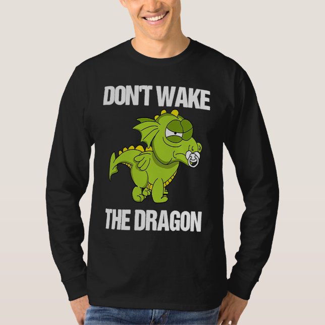 Camiseta Good Tips for Parents  Don't Wake The Dragon (Frente)