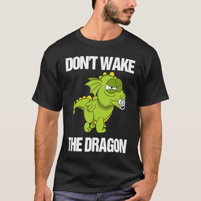 Camiseta Good Tips for Parents  Don't Wake The Dragon (Frente)