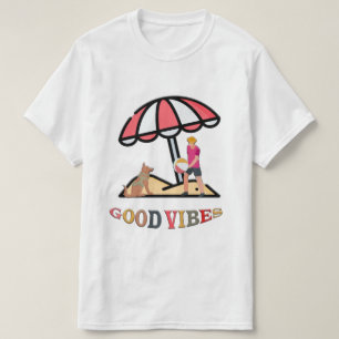 Camiseta Good Vibes   Inspirador de Energia Positi