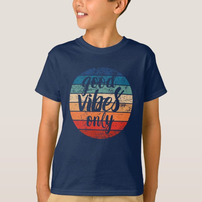 Camiseta Good Vibes Only (Frente)