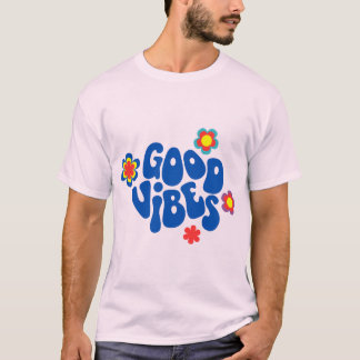 Camiseta Good Vibes Only T-Shirt | Positive Quote 