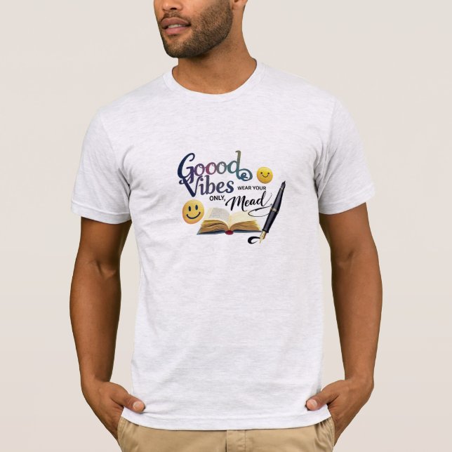 Camiseta Good Vibes Only, Wear Your Mood | Book Lovers Edit (Frente)