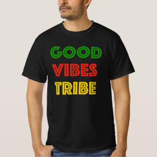 Camiseta Good Vibes Tribe Irie Rasta Reggae Good Vibes Apen