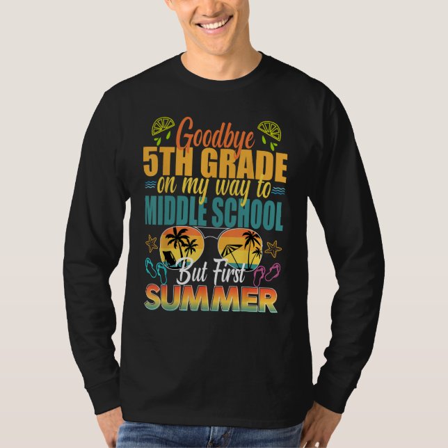 Camiseta Goodbye 5th Grade Graduation Tees - 5th grade grad (Frente)