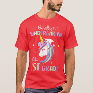 Camiseta Goodbye Kindergarten Alô Graduação Da Graduação Da