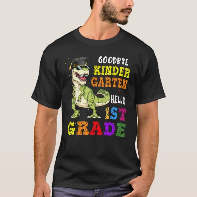 Camiseta Goodbye Kindergarten Olá Graduação da Graduação da (Frente)