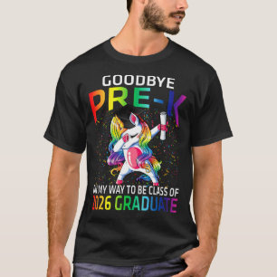 Camiseta Goodbye Pre-K Classe De 2026 Formando Hello 1rua g