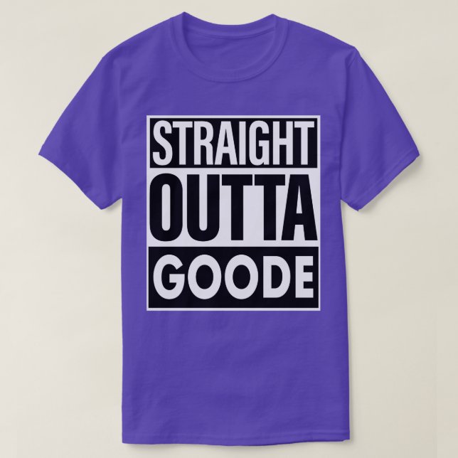 Camiseta Goode do Hetero de Nome Externo (Frente do Design)