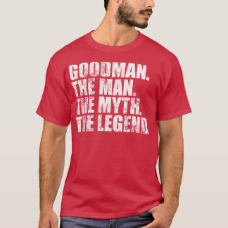 Camiseta Goodman Nome da família Goodman sobrenome Goodman