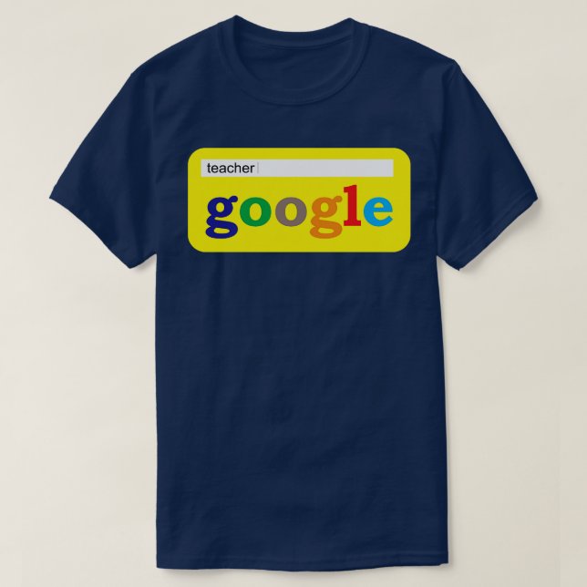Camiseta Google Teach (Frente do Design)