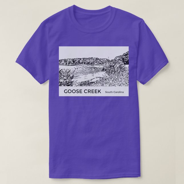 Camiseta Goose Creek South olina (Frente do Design)
