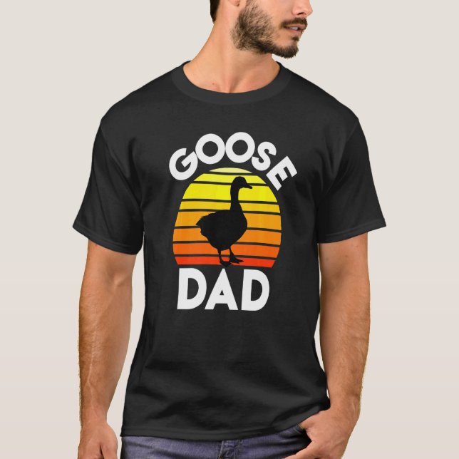 Camiseta Goose Dad Bird Watching Watcher Geese (Frente)