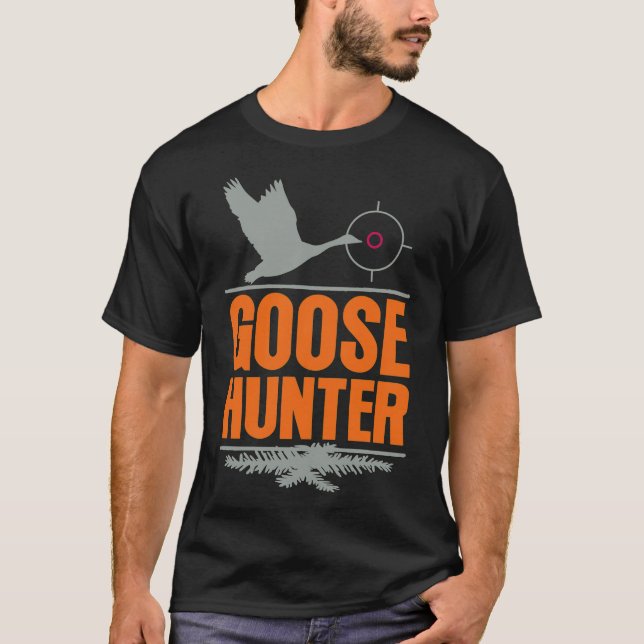 Camiseta Goose Hunter Hunting Wild Goose Duck Chase waterco (Frente)