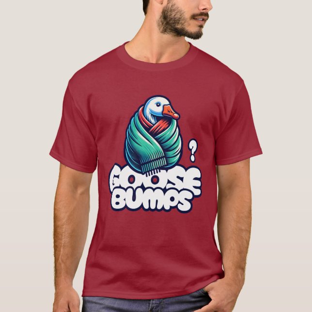 Camiseta Goosebumps Funny Goose (Frente)