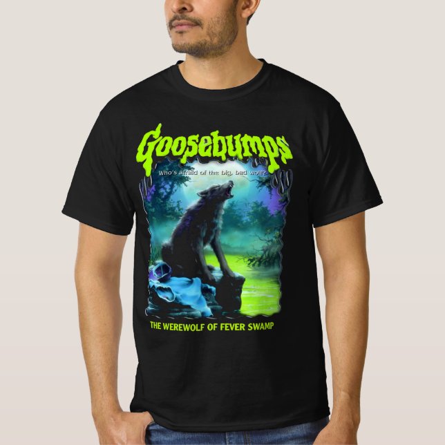 Camiseta Goosebumps R.L. Stine Werewolf Horror Halloween (Frente)