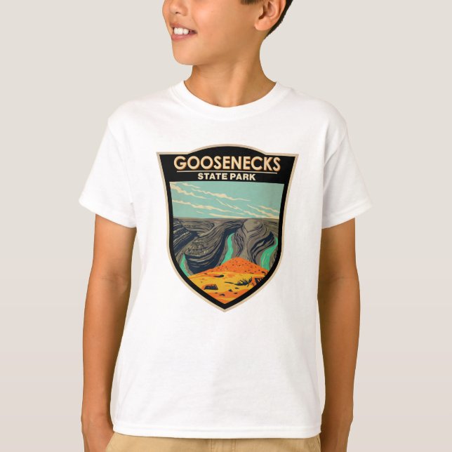 Camiseta Goosenecks State Park Utah Vintage   (Frente)