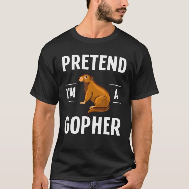 Camiseta Gopher caçando Presente Gift Engraçado Armadilha A (Frente)