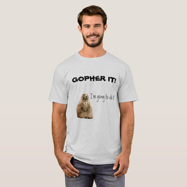Camiseta Gopher ele! (Frente Completa)