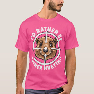 Camiseta Gopher Hunter Crosshairs Preferencialmentes São Ca