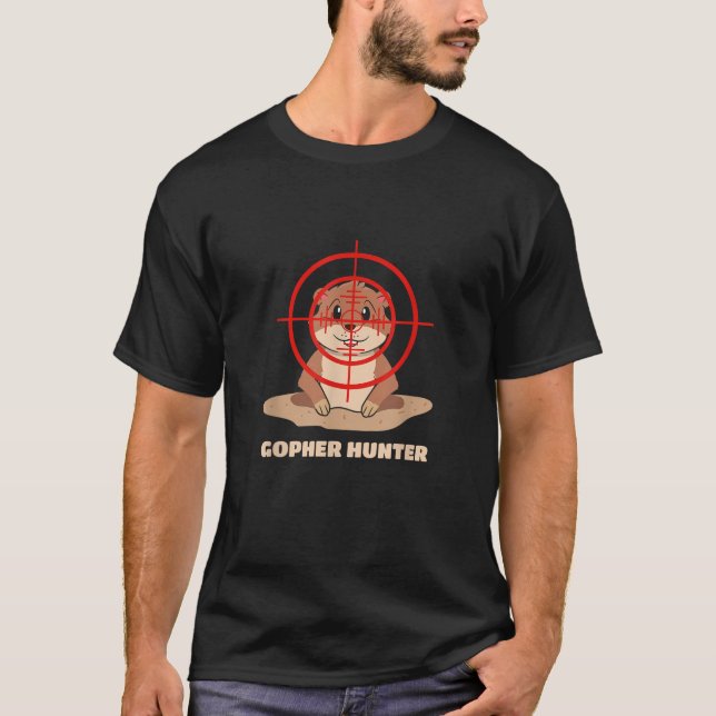 Camiseta Gopher Hunter Hunter Gopher Freeze Crosshair T Sh (Frente)