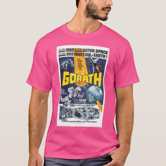 Camiseta Gorath Vintage Movie Poster (Frente)
