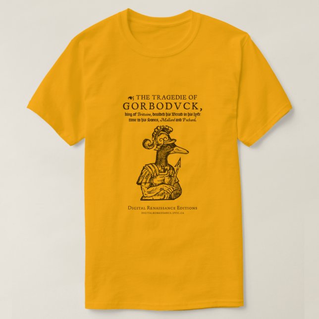 Camiseta Gorboduck (Frente do Design)