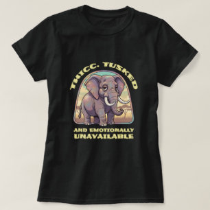 Camiseta Gorda, com presas e emocionalmente indisponível