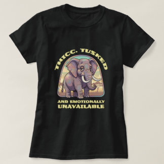 Camiseta Gorda, com presas e emocionalmente indisponível