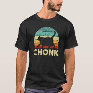 Camiseta Gordo Gato Chonk Meme Paródia Aleatório