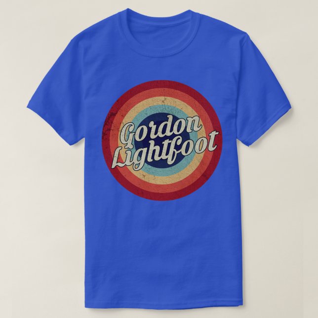 Camiseta Gordon Lightfoot (Frente do Design)