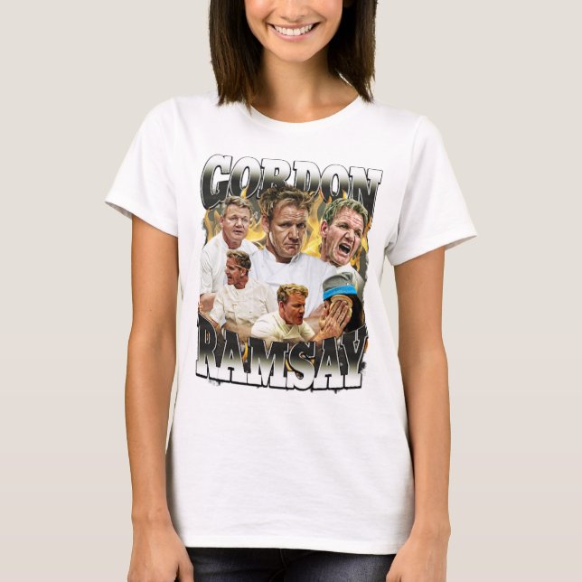Camiseta Gordon Ramsay bootleg design Ative T-Shirt (Frente)