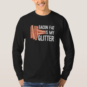 Camiseta Gordura De Bacon É Meu Barbecue De Porco De Carne 