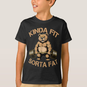 Camiseta GORDURA Sorta Ajustado - Engraçado Levantamento de