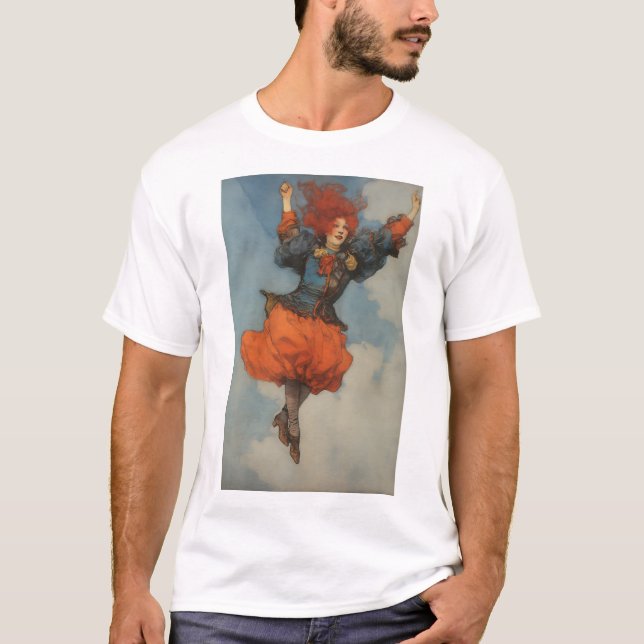 Camiseta Gorgeous Female Jester Egon Schiele T-Shirt (Frente)
