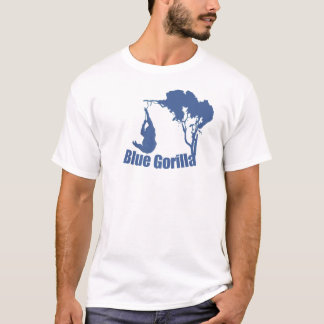 Camiseta gorila azul